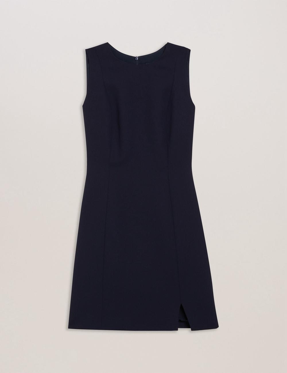 Navy Ted Baker SORRAL - Sleeveless Tailored With Side Split Women Mini Dresses | Canada  JCN-537168