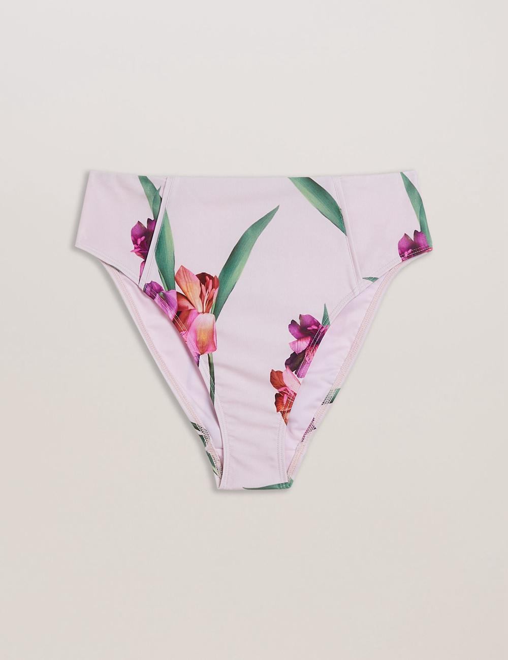 Pink Ted Baker AVELEA - Floral Print High Waisted Women Bikini Bottoms | Canada  KME-012795
