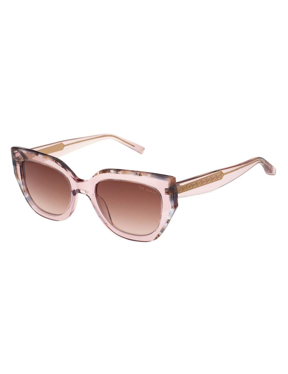 Pink Ted Baker CORAL - Chunky Cat Eye Acetate Women Sunglasses | Canada  RNW-689471