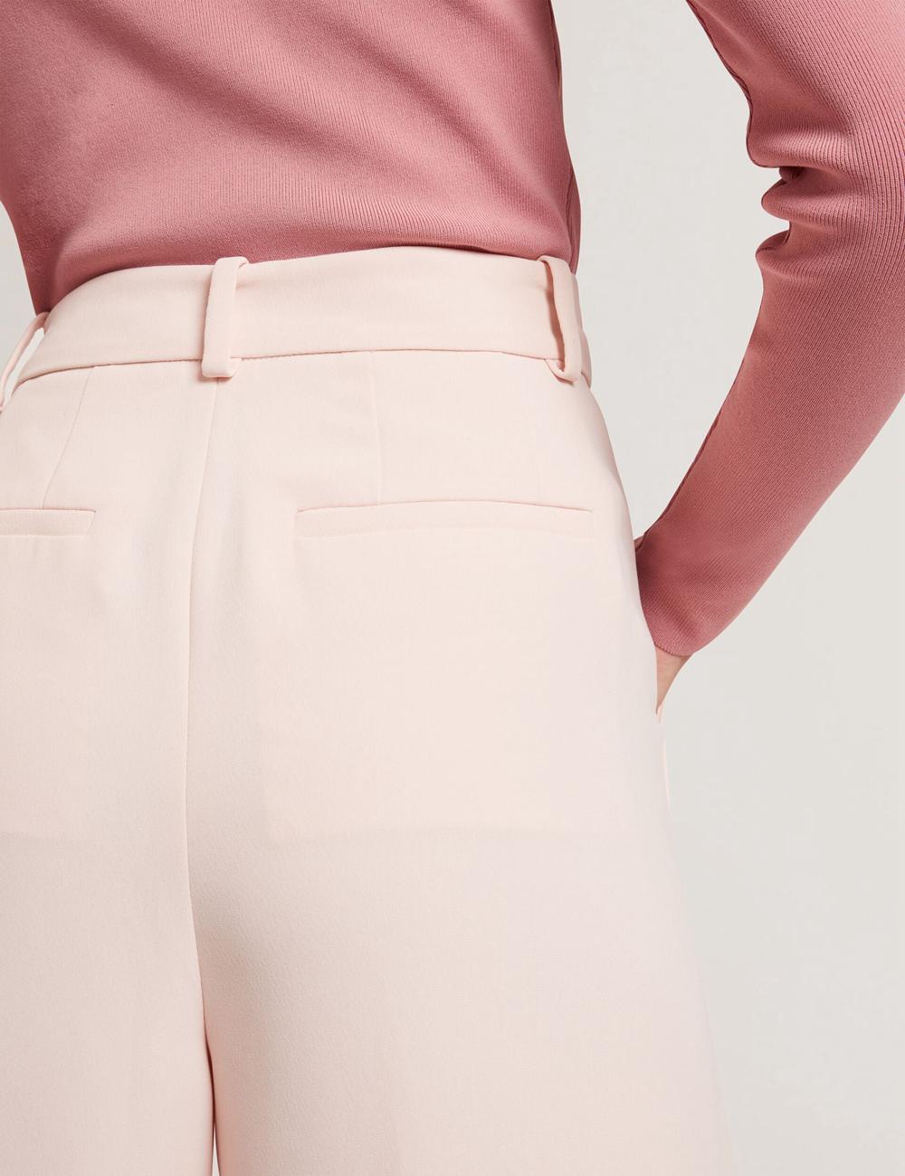 Pink Ted Baker TRAGAT - Ultra Wide Leg Woven Tailored Women Trousers | Canada  AJC-691830