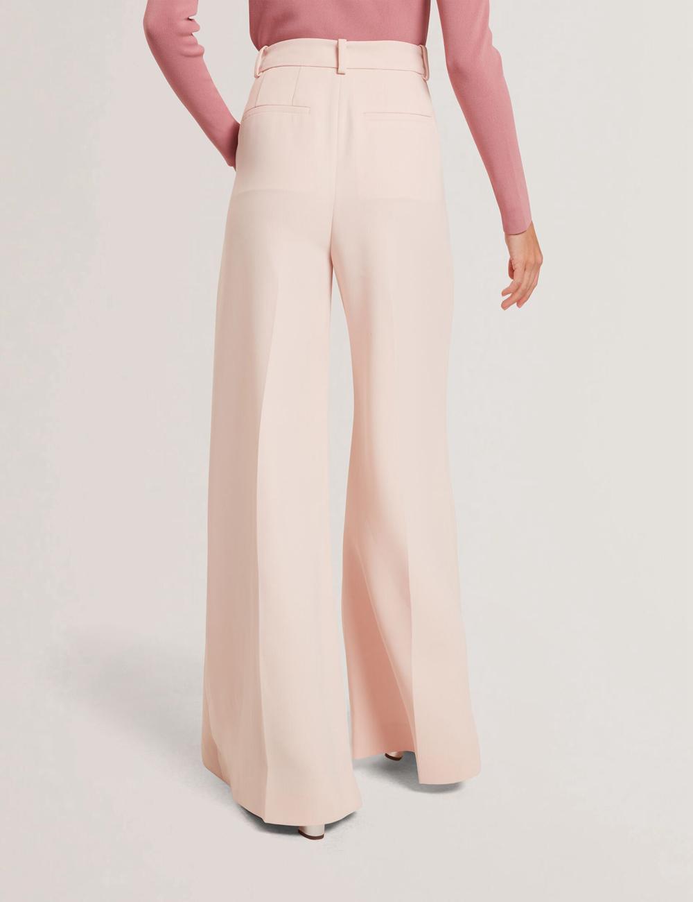 Pink Ted Baker TRAGAT - Ultra Wide Leg Woven Tailored Women Trousers | Canada  AJC-691830