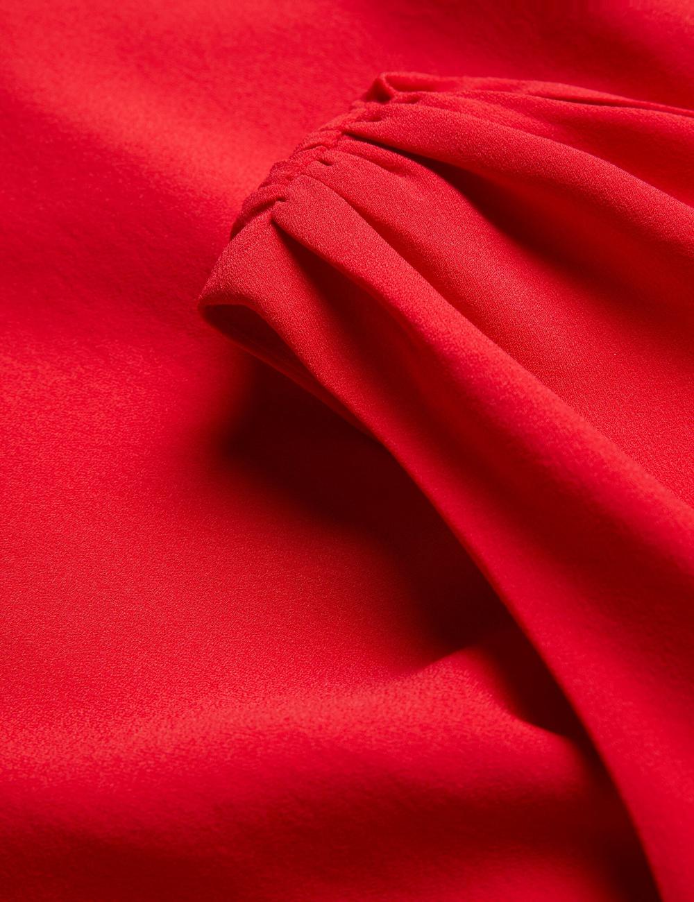 Red Ted Baker AISLI - One Shoulder Woven Women Maxi Dresses | Canada  IHQ-175390