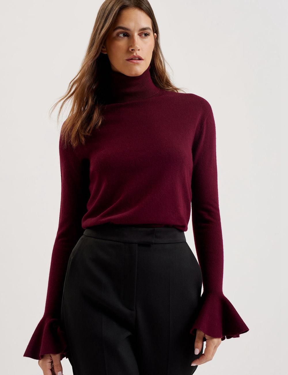 Red Ted Baker TAMSENN - Roll Neck Wool Cashmere Women Jumpers | Canada  NPK-351862
