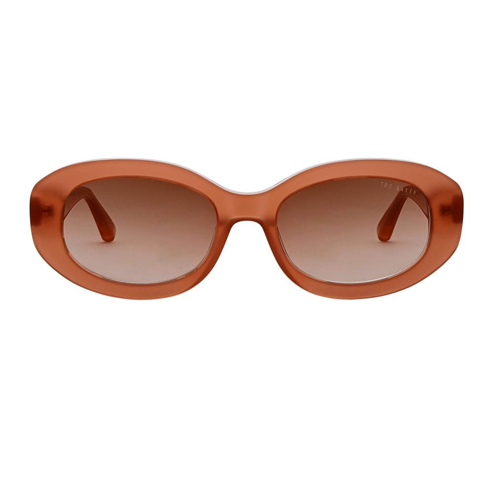 Rose Pink Ted Baker DAISIE - Chunky Oval Bow Detail Women Sunglasses | Canada  VCF-580947