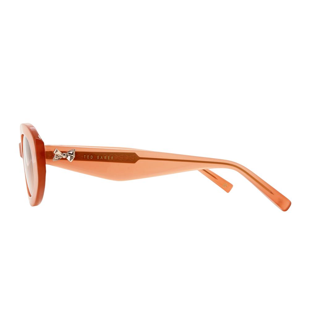 Rose Pink Ted Baker DAISIE - Chunky Oval Bow Detail Women Sunglasses | Canada  VCF-580947