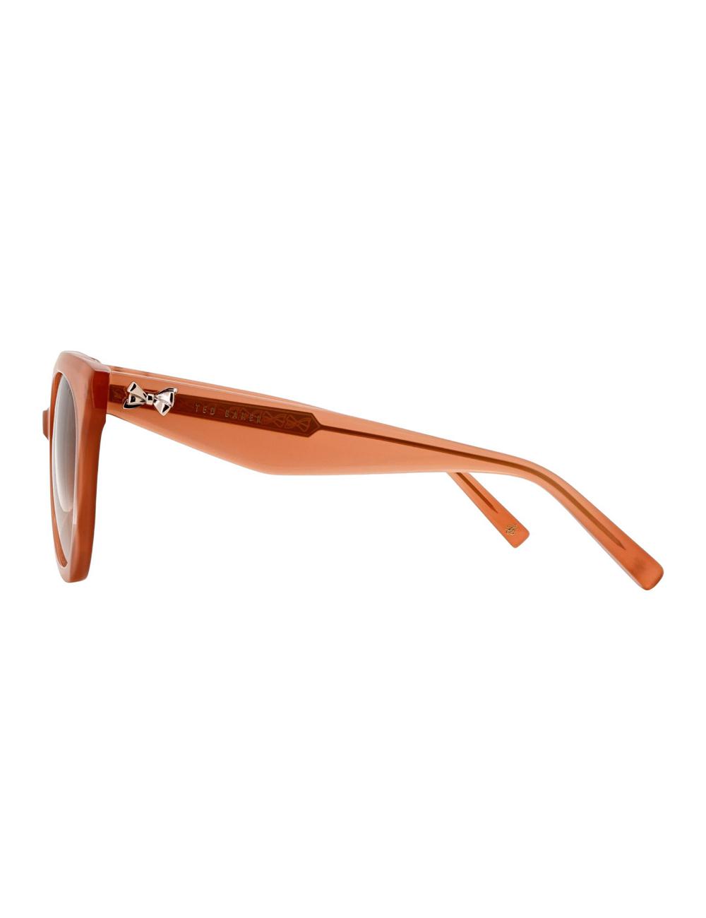 Rose Pink Ted Baker ELEN - Oversized Cat Eye Bow Detail Women Sunglasses | Canada  TCR-397628