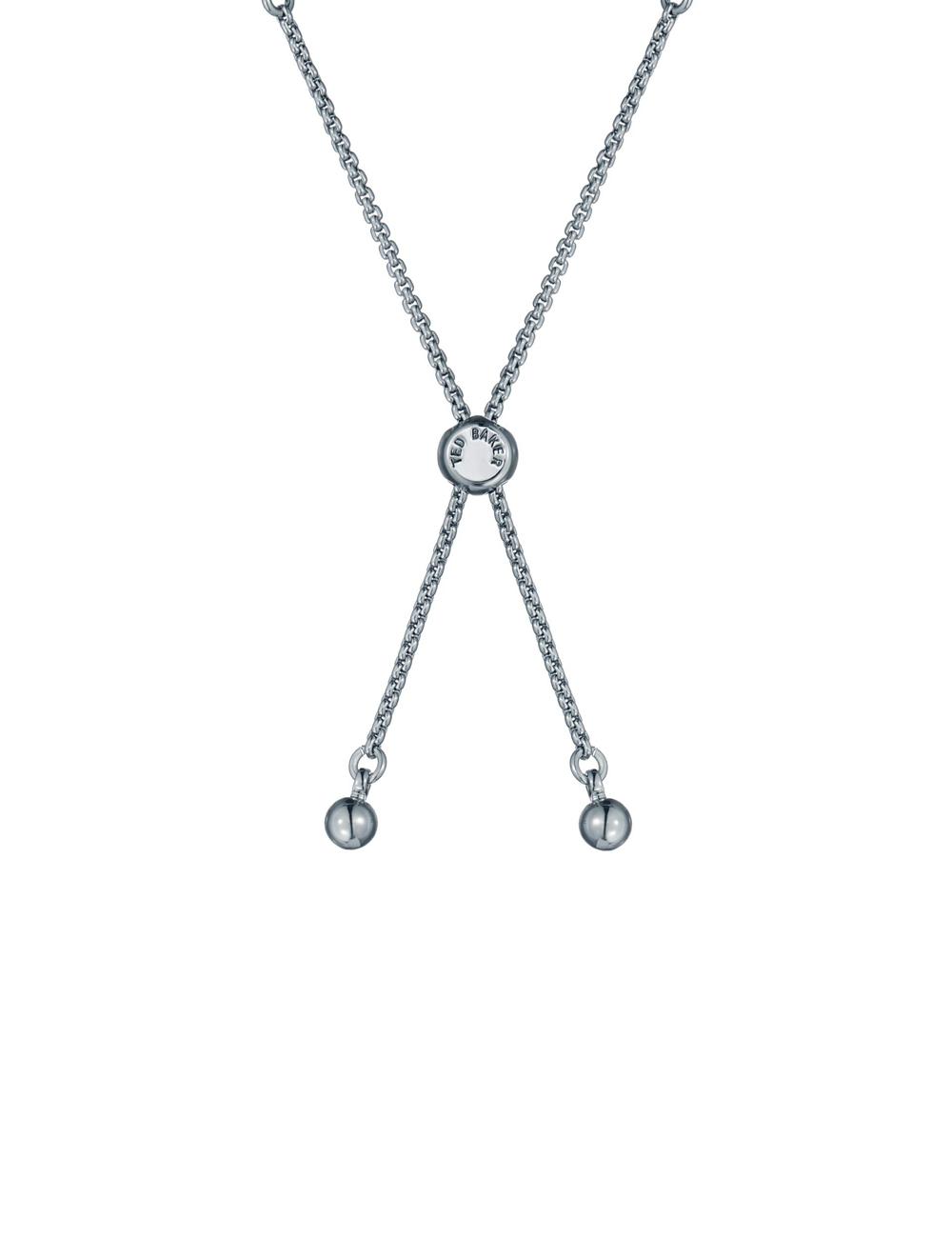 Silver Ted Baker ISABELA - Baguette Crystal Adjustable Women Bracelets | Canada  PKY-682105