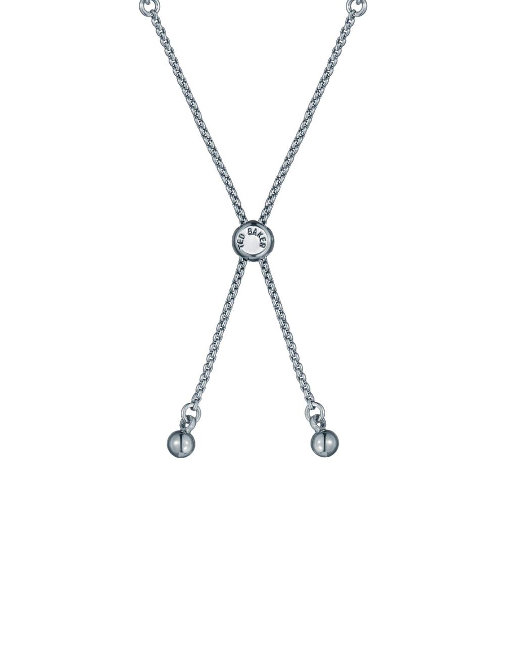 Silver Ted Baker ISELA - Baguette Crystal Slider Tennis Women Bracelets | Canada  FIG-954826