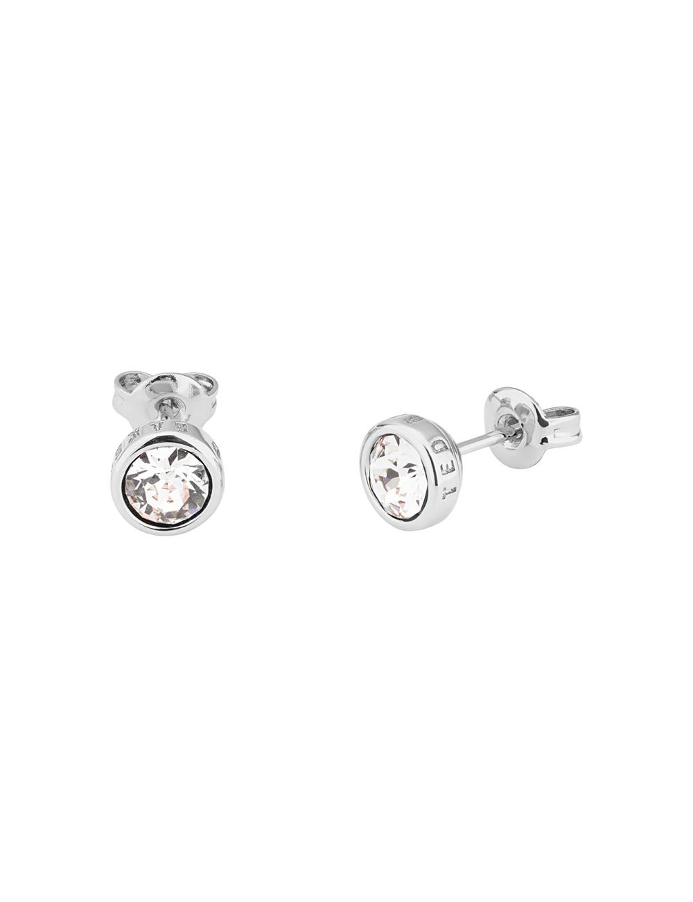Silver Ted Baker SINAA - Solitaire Crystal Stud Women Earrings | Canada  TER-098567