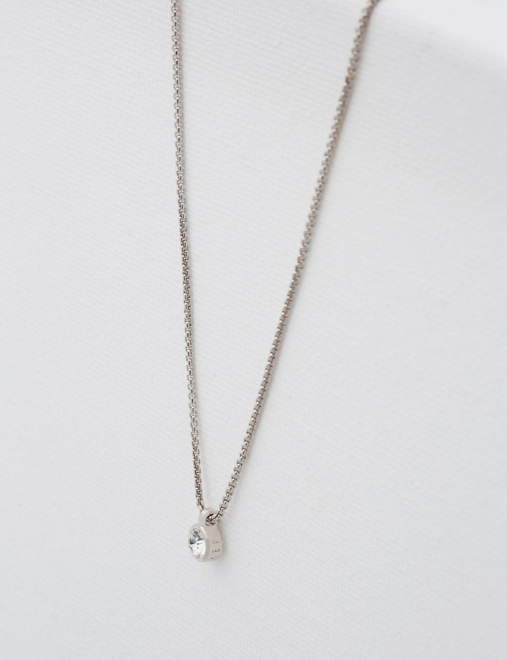 Silver Ted Baker SININAA - Mini Crystal Pendant Women Necklaces | Canada  SGW-719234