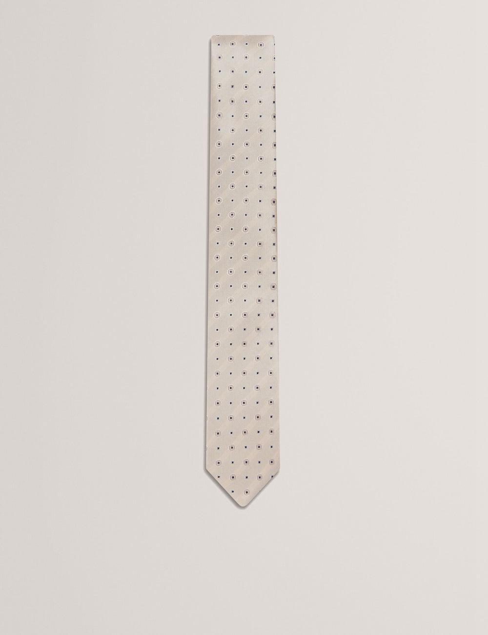 Stone Ted Baker STEEPLE - Circle Geometric Print Silk Men Ties | Canada  RCO-290516