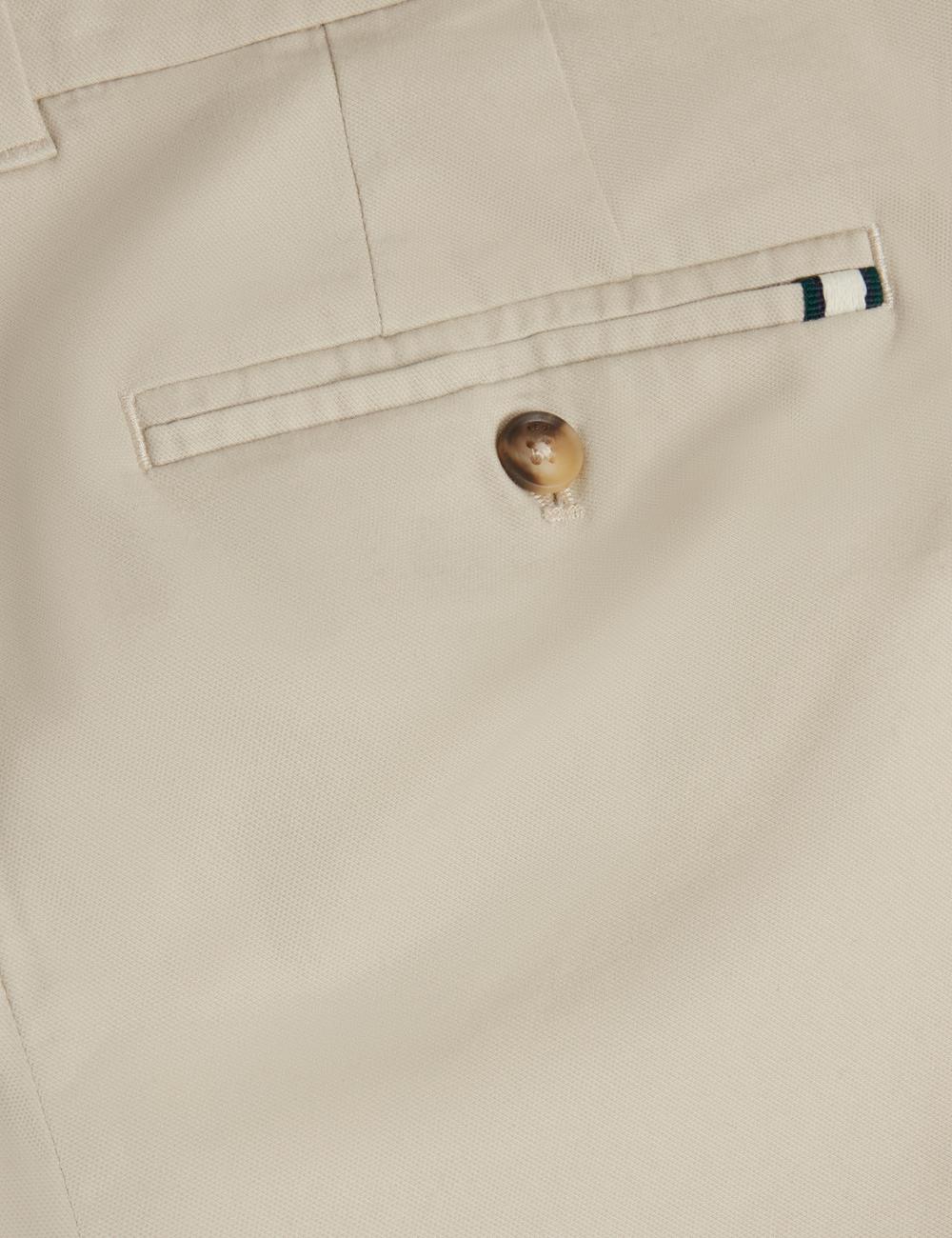 Tan Ted Baker BATFORD - Slim Fit Cotton Blend Chinos Men Trousers | Canada  VNC-269743