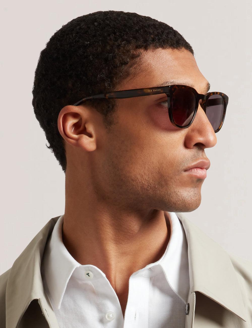 Tort Ted Baker SORLEY - Classic Rounded Eye Men Sunglasses | Canada  PLI-835129