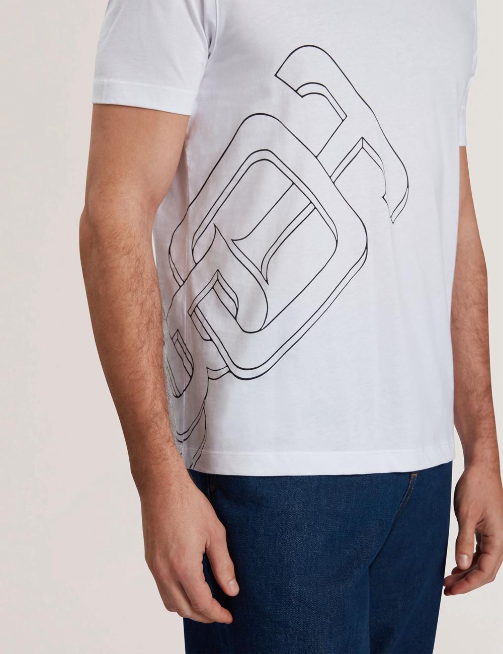 White Ted Baker CRAIGEY - Logo Graphic Crew Neck Cotton Men T-Shirts | Canada  WZR-879146