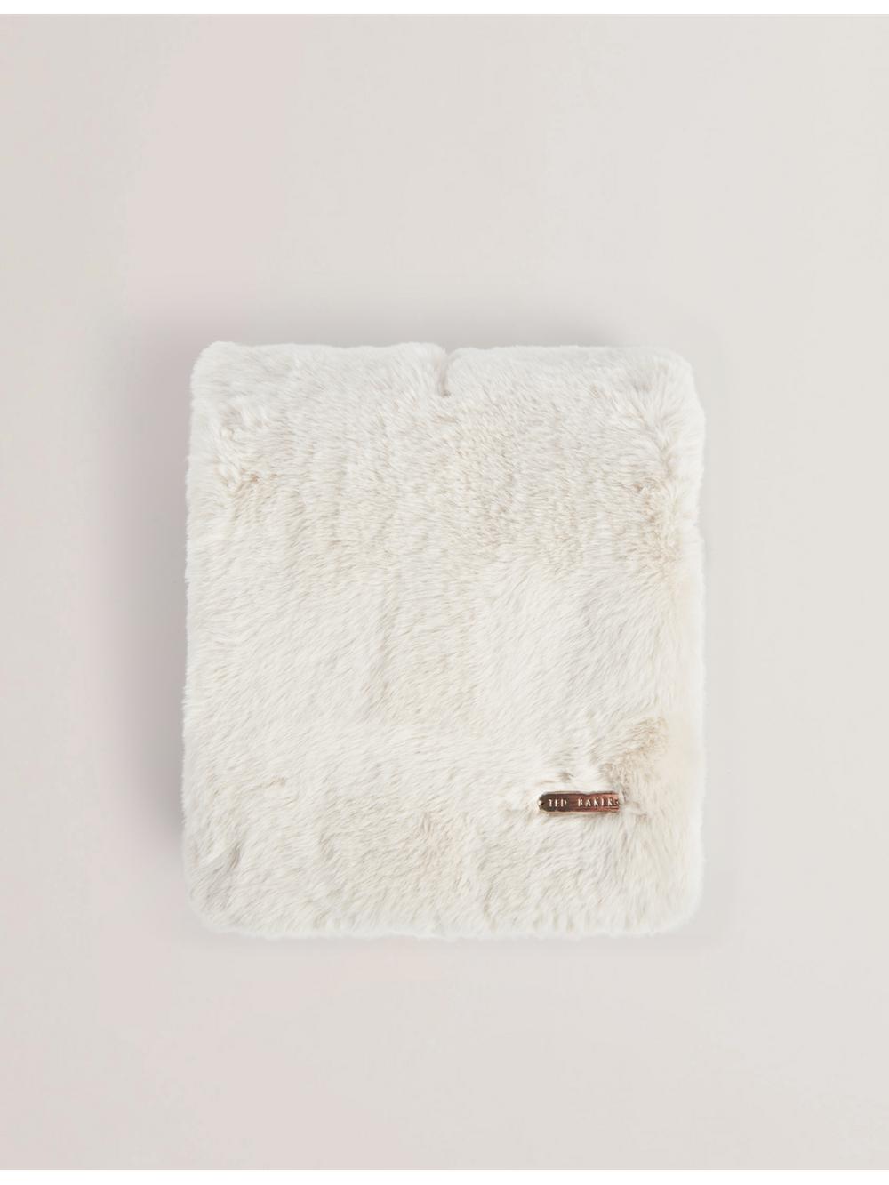White Ted Baker EMAAAAS - Faux Fur Loop-Through Stole Women Scarves | Canada  ODF-803745