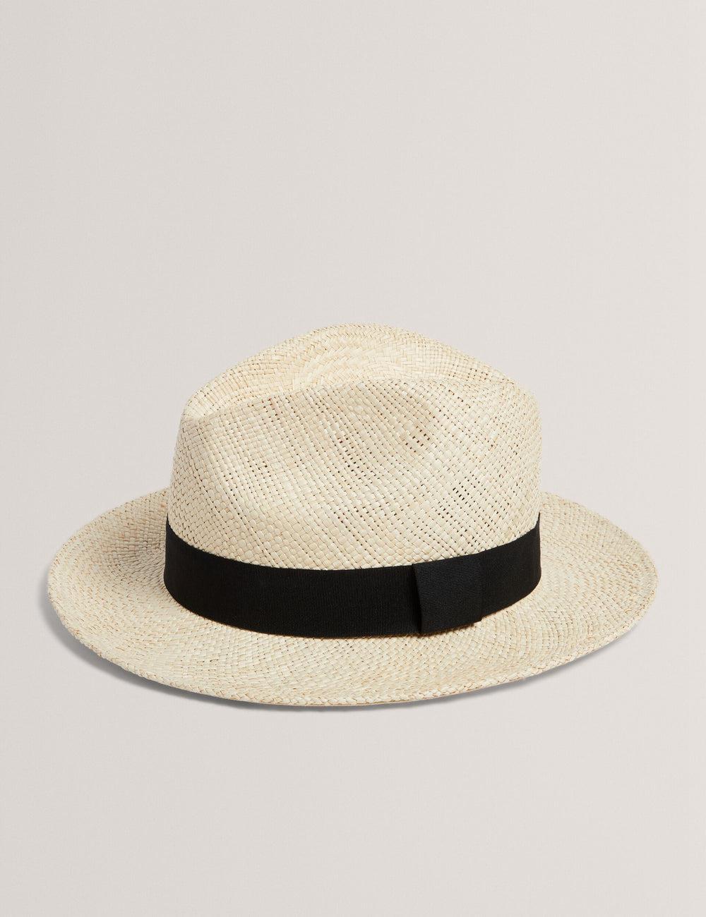 White Ted Baker JIMESI - Woven Straw Panama Beach Men Hats | Canada  PGW-153046