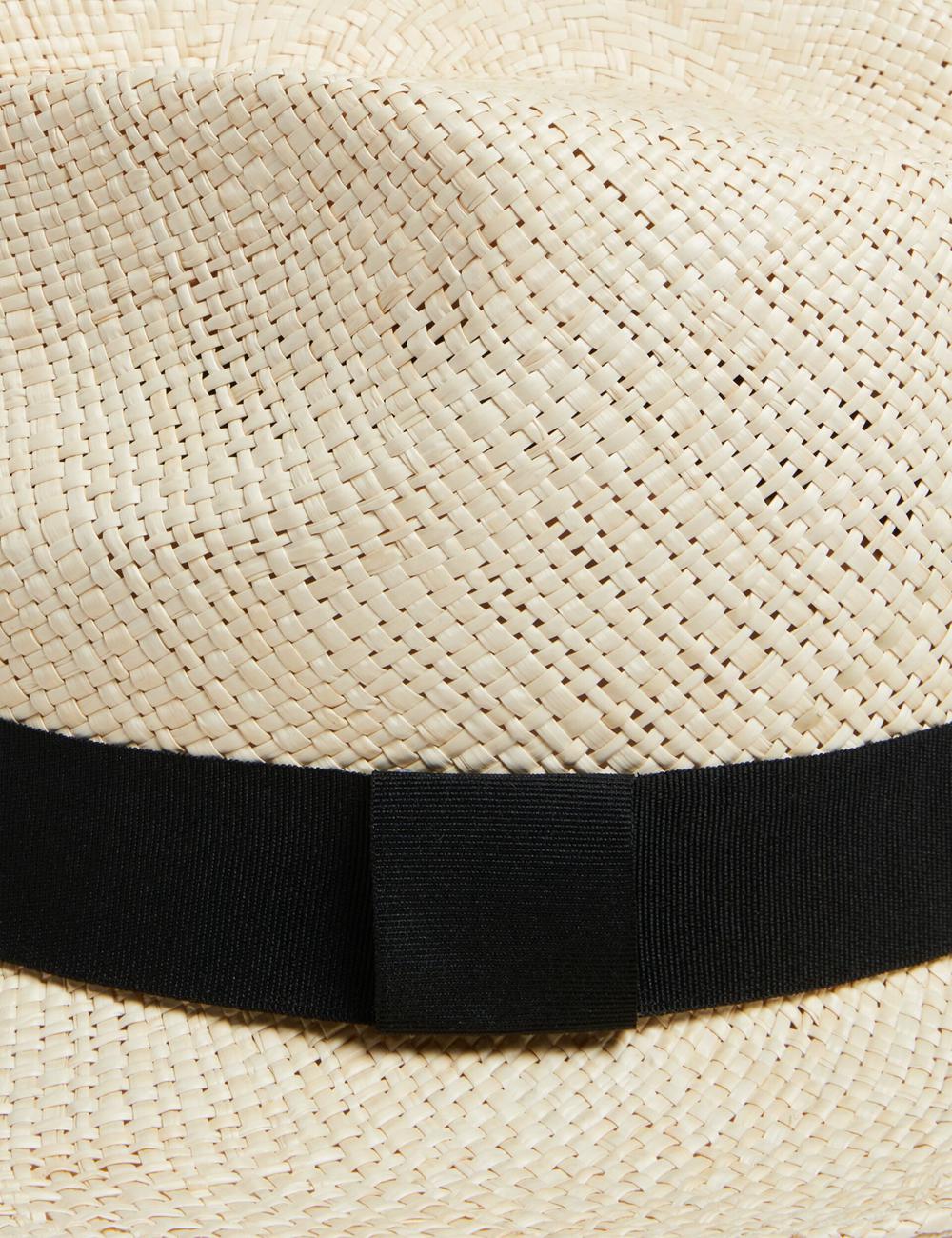 White Ted Baker JIMESI - Woven Straw Panama Beach Men Hats | Canada  PGW-153046
