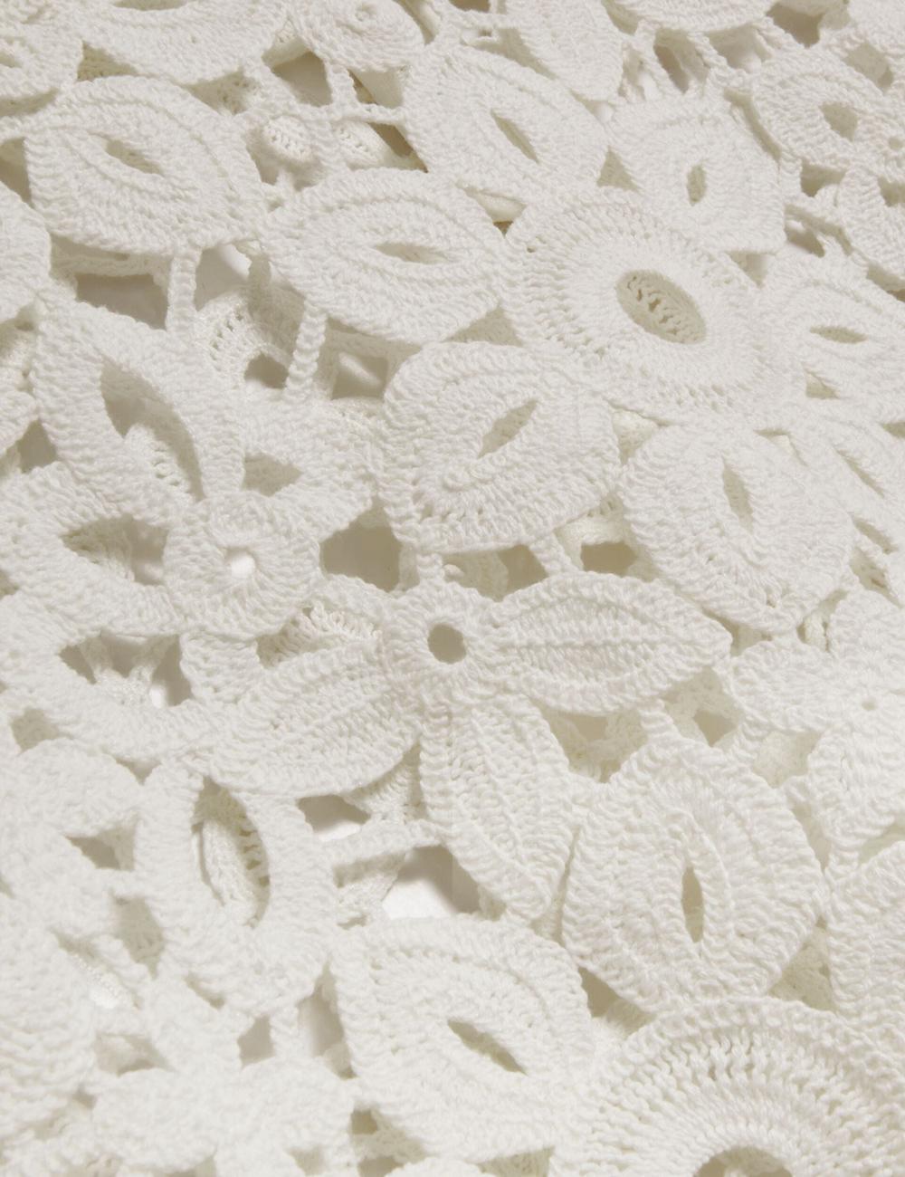 White Ted Baker JOYYRA - Floral Crochet Knit Sleeveless Women Tops | Canada  MHD-309746