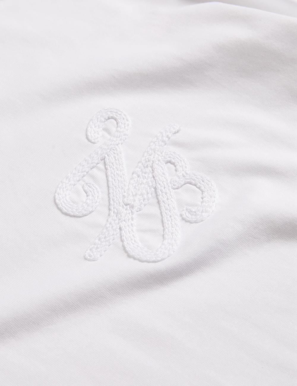 White Ted Baker MALORRY - Embroidered Logo Boxy Cotton Women T-Shirts | Canada  WEO-816427