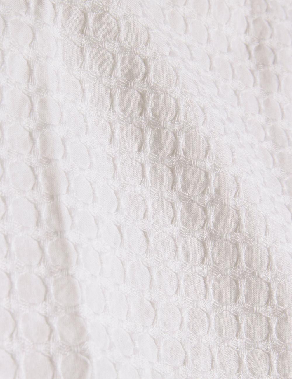 White Ted Baker OISE - Textured Grid Cotton Short Sleeve Men Casual Shirts | Canada  YSB-328059